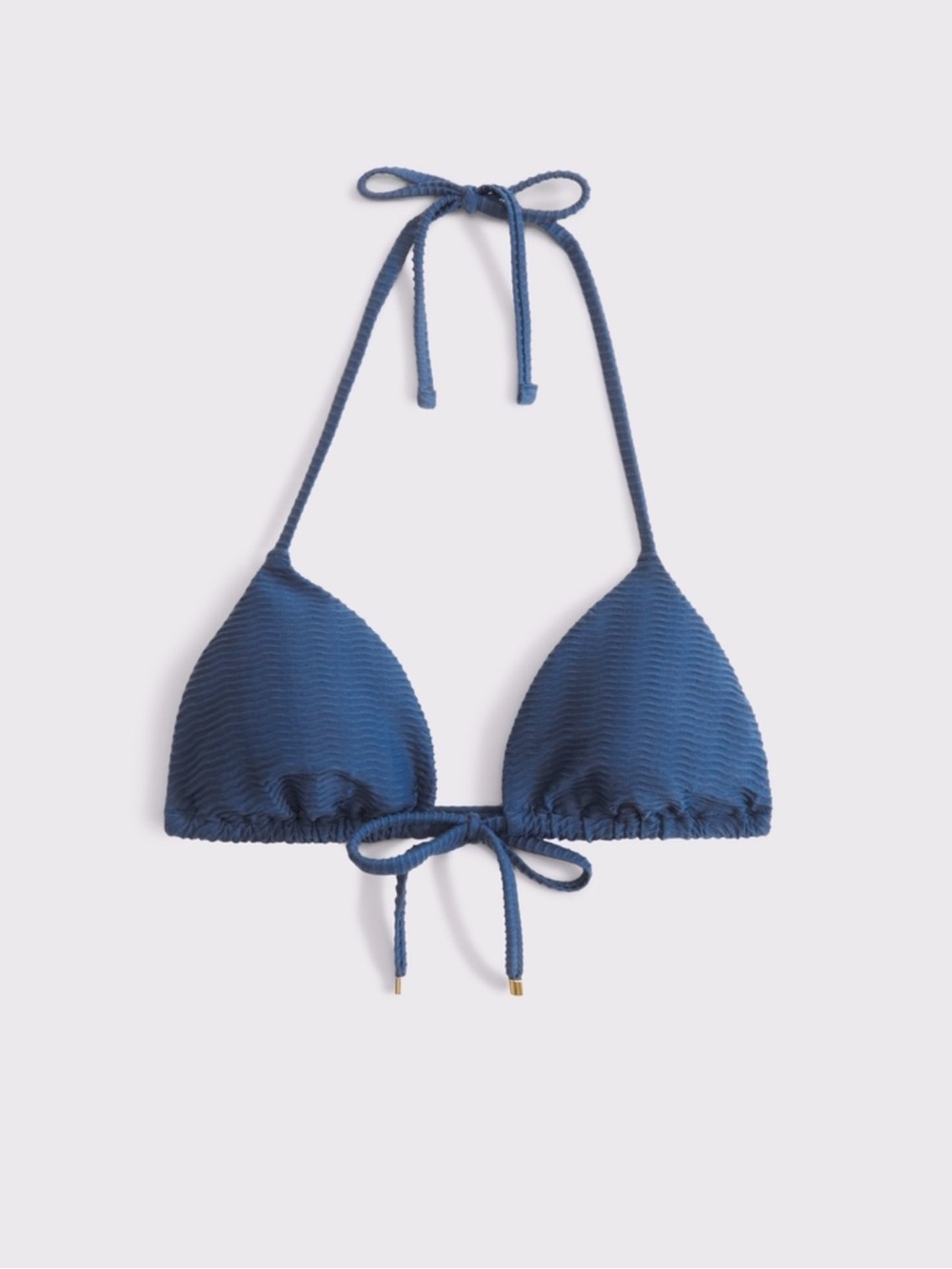 Abercrombie Tie-Front Halter Triangle Bikini Top